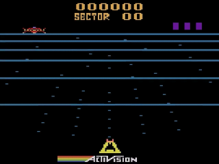 Beamrider title screen for Atari 2600